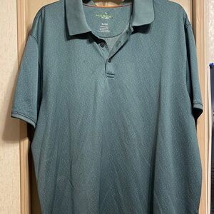 Haggar Men's Teal Polo Shirt